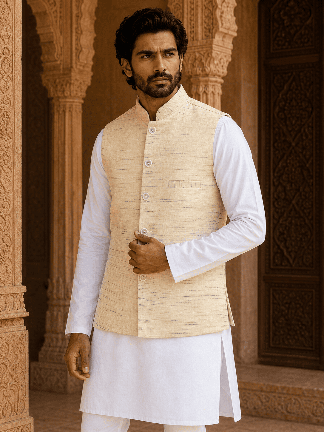 Khadi Cotton Modi & Nehru Jacket Collections