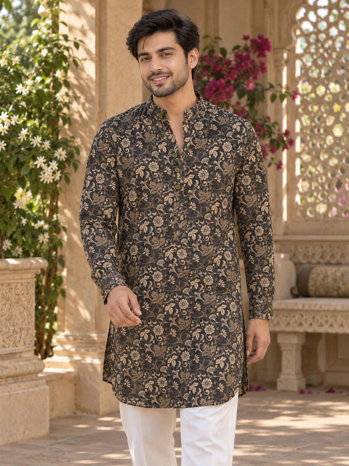 Heena Ethnic Printed Men's Kurta