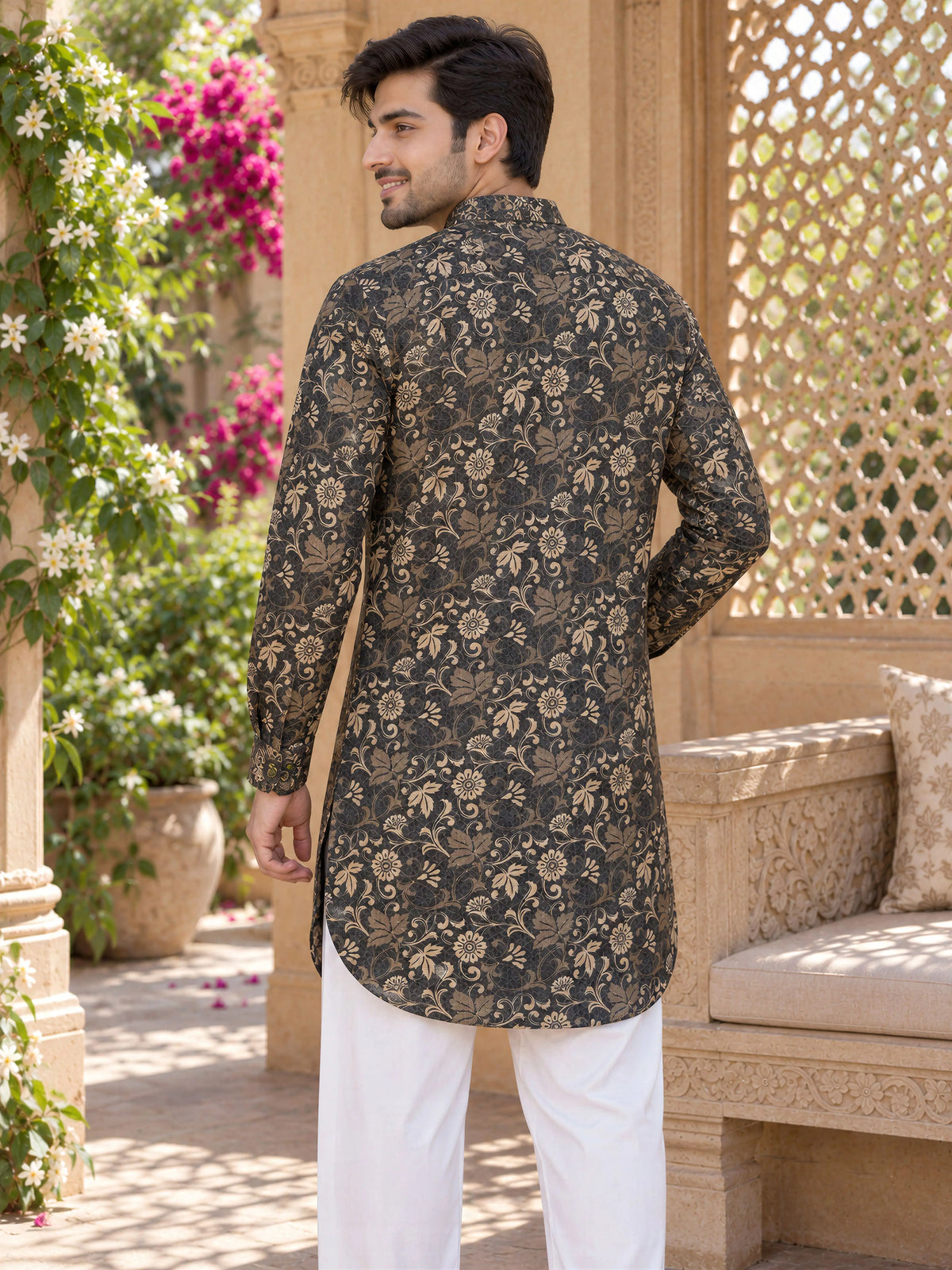 Heena Ethnic Printed Men's Kurta