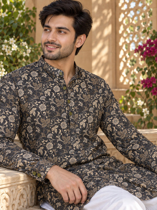 Heena Ethnic Printed Men's Kurta